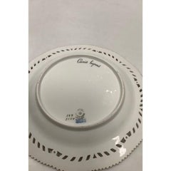 Royal Copenhagen Flora Danica Jagd-Frühstückteller Nr. 20/3554