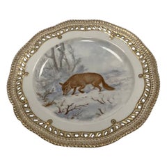 Royal Copenhagen Flora Danica Hunting Breakfast Plate No 20/3554