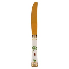 Royal Copenhagen Flora Danica Lunch Knife of Gold Plated Sterling Silver