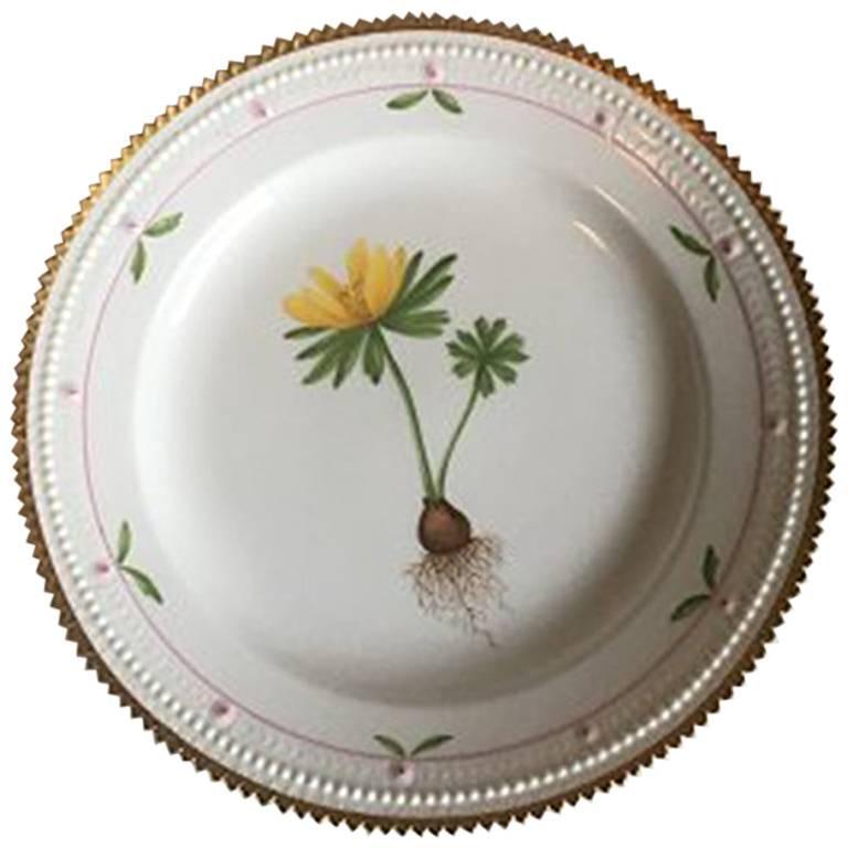 Neoclassical Royal Copenhagen Flora Danica Lunch Plate #735/3550