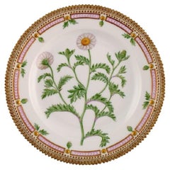 Royal Copenhagen Flora Danica Lunch Plate in Hand-Painted Porcelain