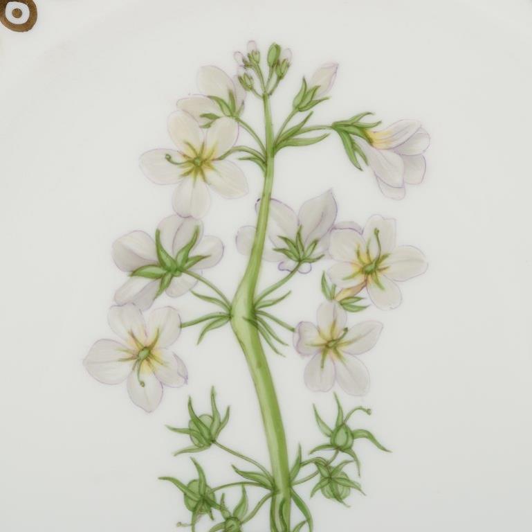 Plato de almuerzo calado Flora Danica de Royal Copenhagen, de porcelana pintada a mano. Danés en venta