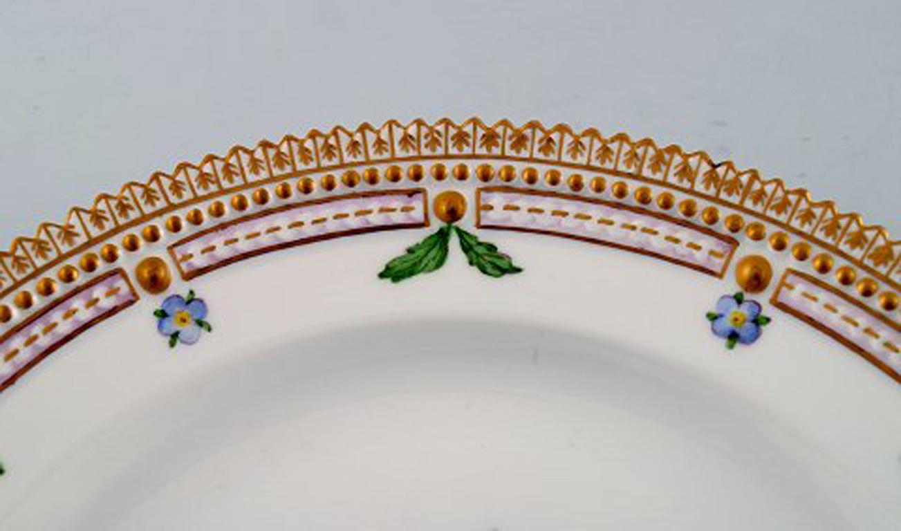 Neoclassical Royal Copenhagen Flora Danica Lunch Plate Model Number 20/3550