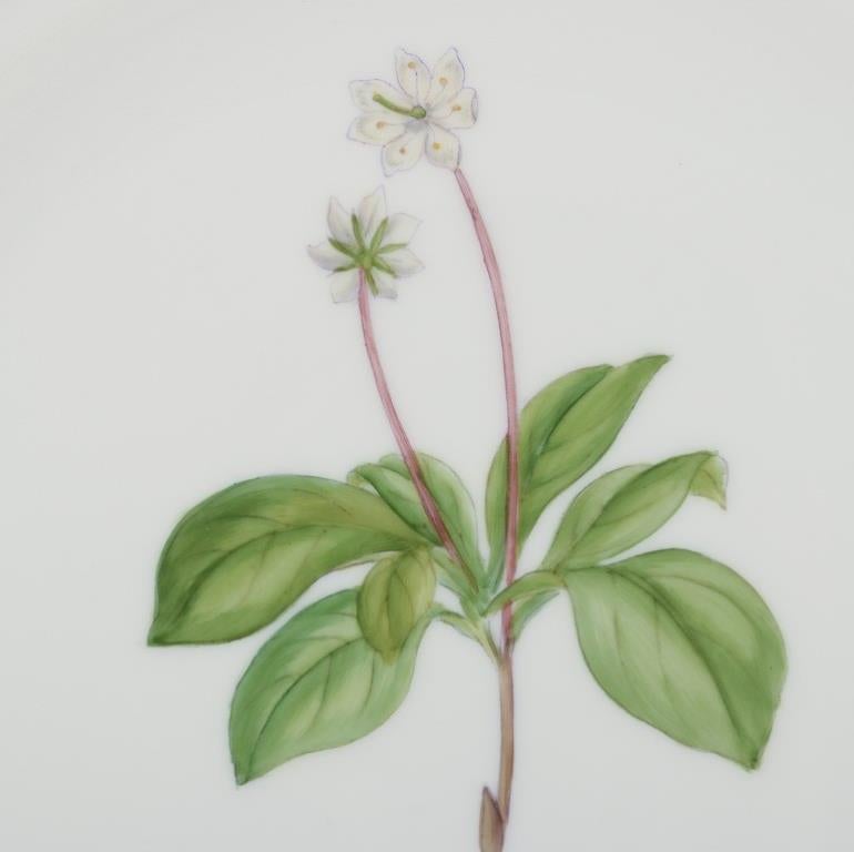 Plato de almuerzo calado Flora Danica de Royal Copenhagen, de porcelana pintada a mano. Danés en venta