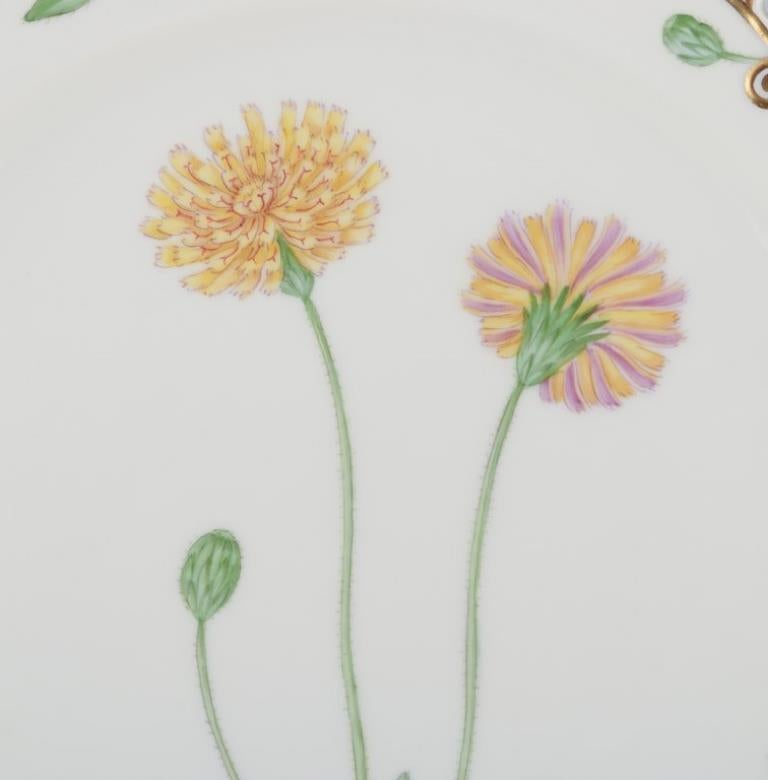Danese Piatto da pranzo traforato in porcellana di Royal Copenhagen Flora Danica. 1958 in vendita