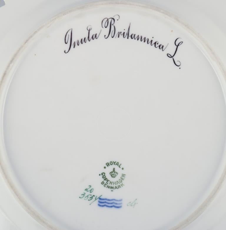 Milieu du XXe siècle Assiette à lunch ajourée Flora Danica de Royal Copenhagen avec des fleurs. en vente