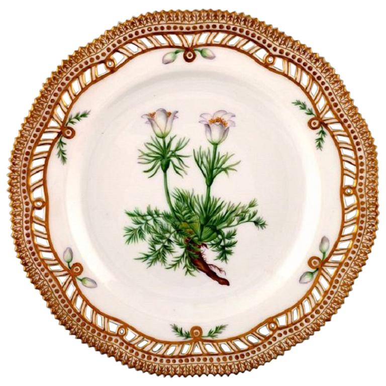 Royal Copenhagen Flora Danica Openwork Plate # 20/3554 at 1stDibs