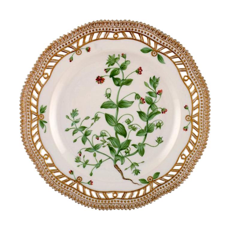 Royal Copenhagen Flora Danica Openwork Plate # 20/3554 at 1stDibs
