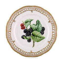 Antique Royal Copenhagen Flora Danica Openwork Plate