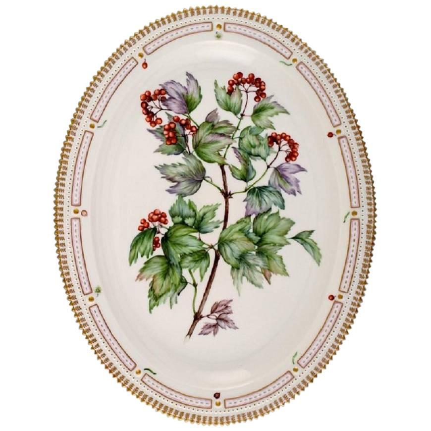 Royal Copenhagen Flora Danica Oval Serving Dish # 20/3519 