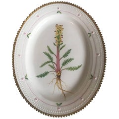 Royal Copenhagen Flora Danica Oval Serving Tray #735/3516