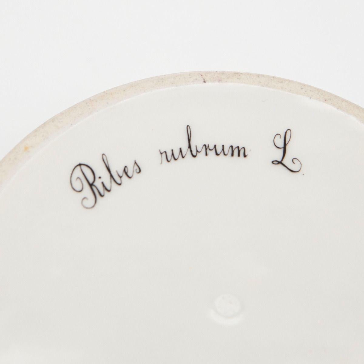 Royal Copenhagen Flora Danica Pierced Fruit Bowl with Handles, Ribes Rubrum L. For Sale 1