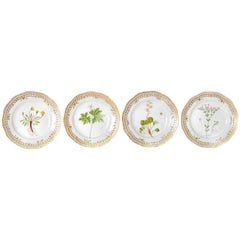 Royal Copenhagen Flora Danica Pierced Plates #20/3554