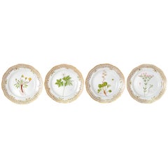 Royal Copenhagen Flora Danica Pierced Plates #20/3554