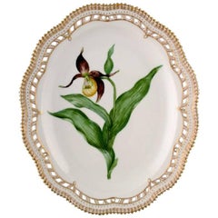 Royal Copenhagen Flora Danica Pierced Platter # 20/3537