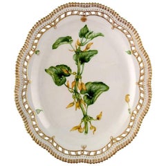 Royal Copenhagen Flora Danica Pierced Platter # 20/3537