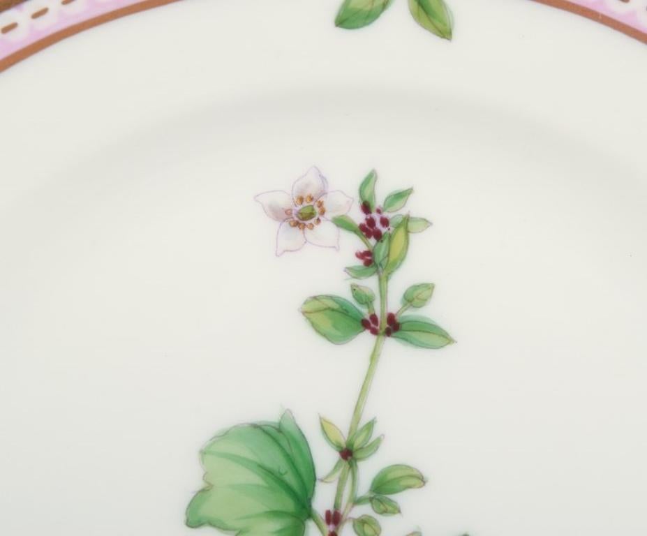 Danish Royal Copenhagen Flora Danica plate. Hand-painted porcelain.