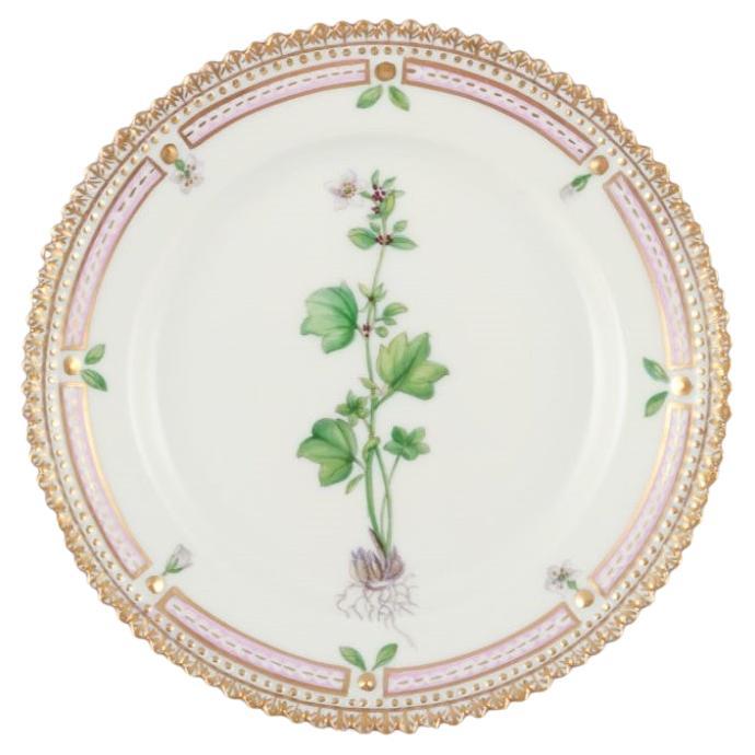 Royal Copenhagen Flora Danica plate. Hand-painted porcelain.