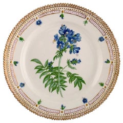 Royal Copenhagen Flora Danica Plate in Hand Painted Porcelain with Flowers