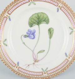 Royal Copenhagen Flora Danica plate in porcelain. Dated 1968