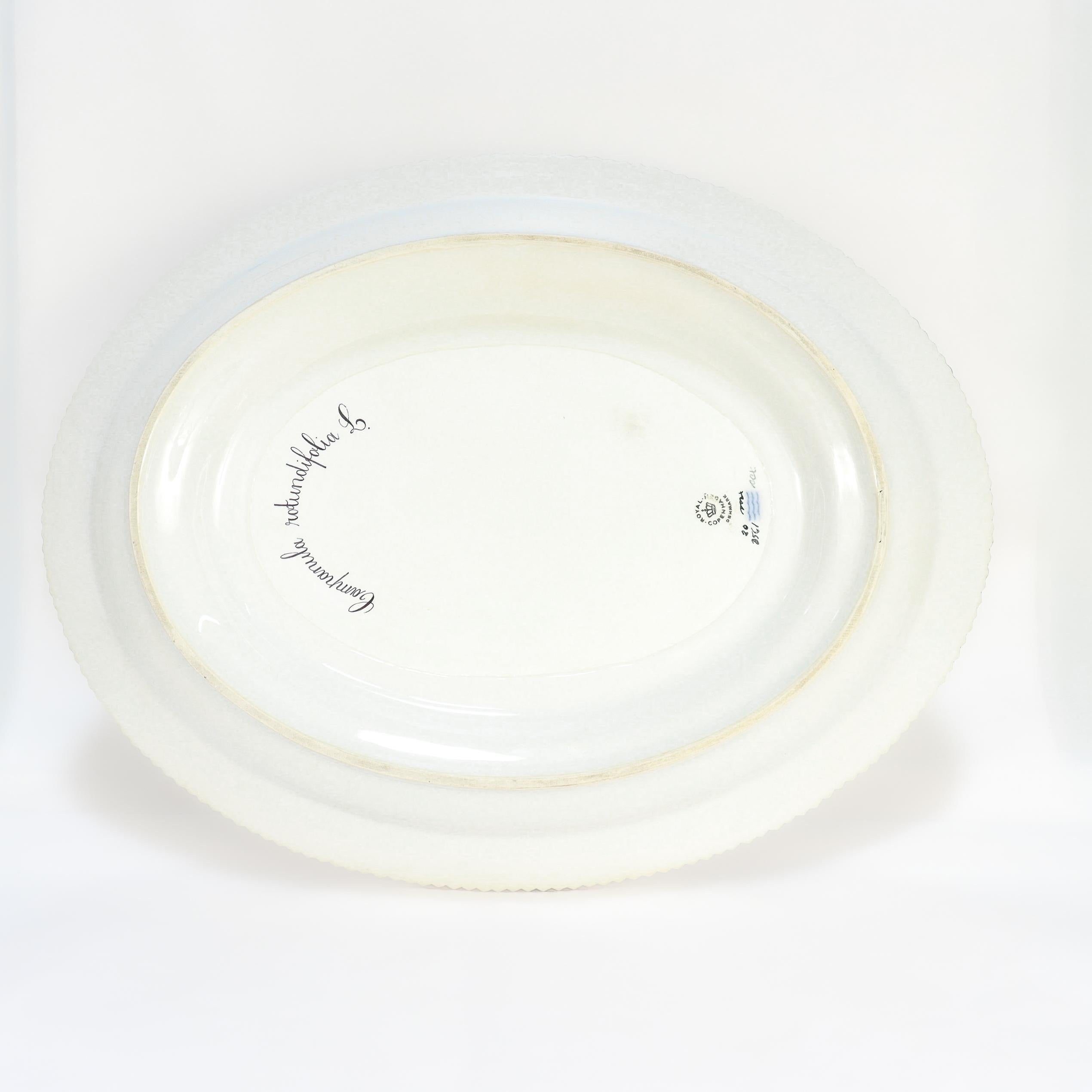 Royal Copenhagen 'Flora Danica' Porcelain 5 Qt. Large Tureen & Underplate no. 35 For Sale 7