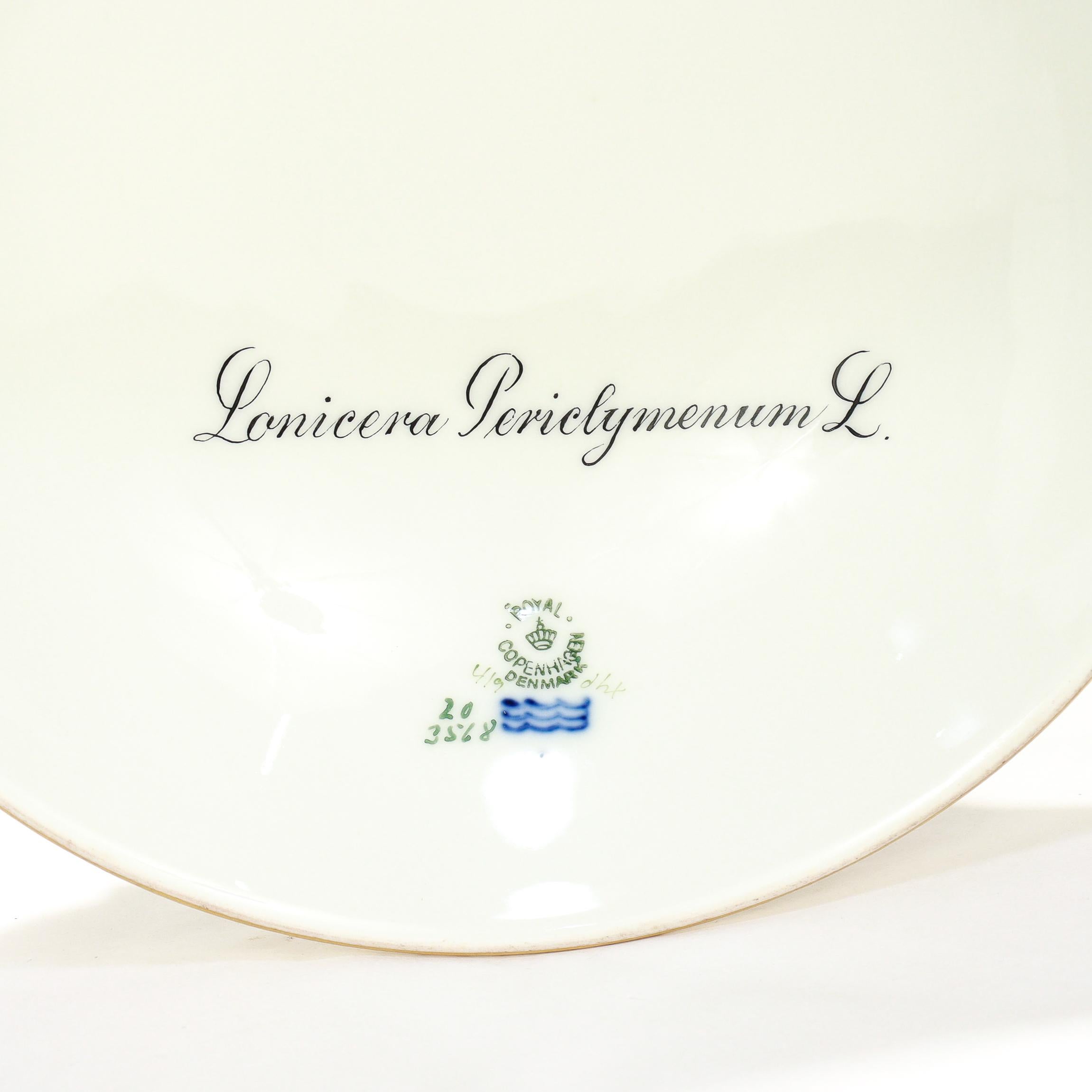 Royal Copenhagen Flora Danica, plat à légumes rond couvert en porcelaine No. 3568 4