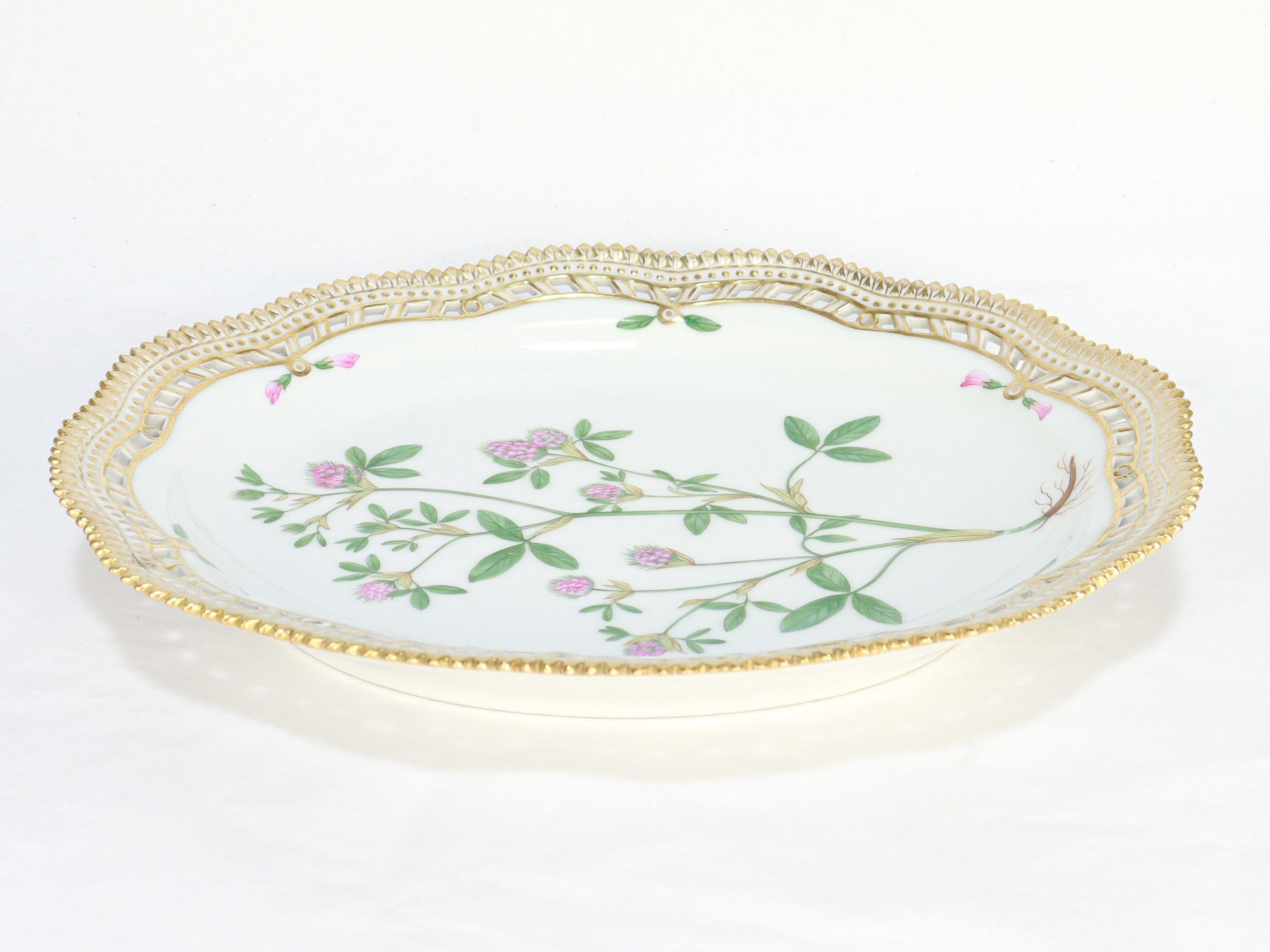 Royal Copenhagen Flora Danica Cesto di frutta e sottopiatto in porcellana n. 3536 e 3537 in vendita 10