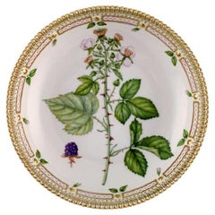 Royal Copenhagen Flora Danica Round Serving Bowl in Hand-Painted Porcelain