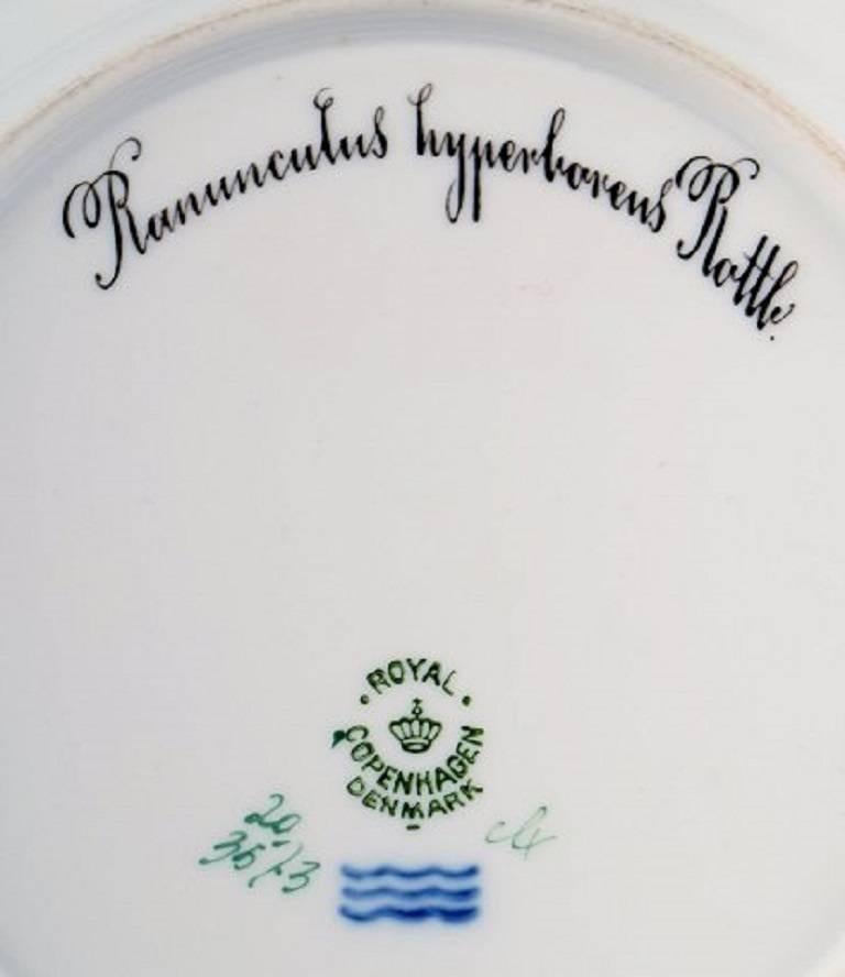 Neoclassical Royal Copenhagen Flora Danica Salad Plate # 20/3573
