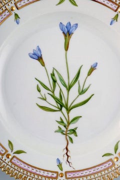 Royal Copenhagen Flora Danica Salad Plate in Hand Painted Porcelain