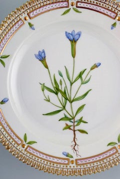 Royal Copenhagen Flora Danica Salad Plate in Hand Painted Porcelain
