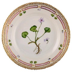 Royal Copenhagen Flora Danica Salad Plate in Hand Painted Porcelain