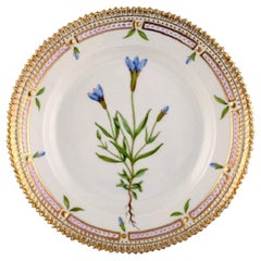 Royal Copenhagen Flora Danica Salad Plate in Hand Painted Porcelain