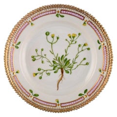 Royal Copenhagen Flora Danica Salad Plate in Hand Painted Porcelain