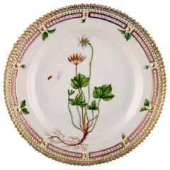 Royal Copenhagen Flora Danica Salad Plate in Hand Painted Porcelain