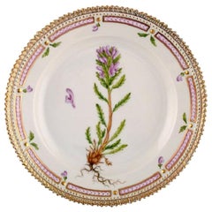 Royal Copenhagen Flora Danica Salad Plate in Hand Painted Porcelain