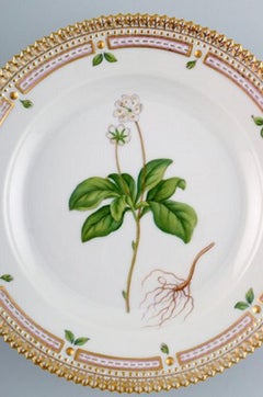 Royal Copenhagen Flora Danica Salad Plate in Hand Painted Porcelain with Flowers