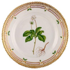 Royal Copenhagen Flora Danica Salad Plate in Hand Painted Porcelain with Flowers
