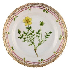 Royal Copenhagen Flora Danica Salad Plate in Hand Painted Porcelain with Flowers