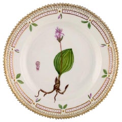 Royal Copenhagen Flora Danica Salad Plate in Hand Painted Porcelain with Flowers