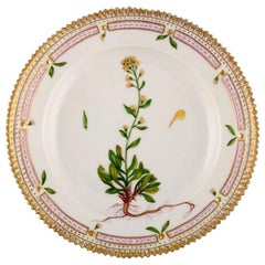 Royal Copenhagen Flora Danica Salad Plate in Hand Painted Porcelain with Flowers