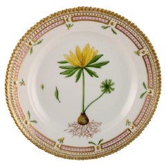Royal Copenhagen Flora Danica Salad Plate in Hand-Painted Porcelain with Flowers