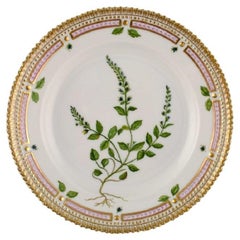 Royal Copenhagen Flora Danica Salad Plate in Hand-Painted Porcelain with Flowers