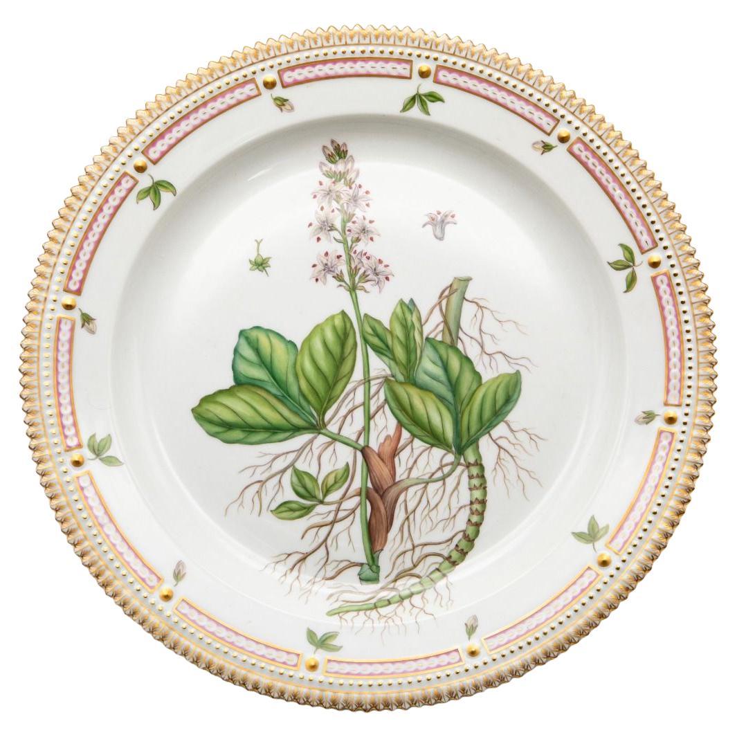 Royal Copenhagen Flora Danica Serving Platter with Menyanthes Trifoliata L., No. For Sale