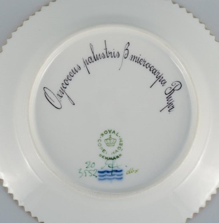 Hand-Painted Royal Copenhagen Flora Danica side plate in hand-painted porcelain.