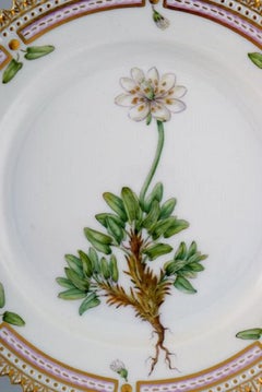 Royal Copenhagen Flora Danica Side Plate in Hand Painted Porcelain with Flowers