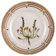 Royal Copenhagen Flora Danica Side Plate in Hand Painted Porcelain with Flowers