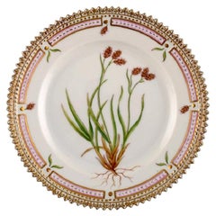 Royal Copenhagen Flora Danica Side Plate in Hand Painted Porcelain with Flowers