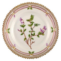 Royal Copenhagen Flora Danica Side Plate in Hand Painted Porcelain with Flowers