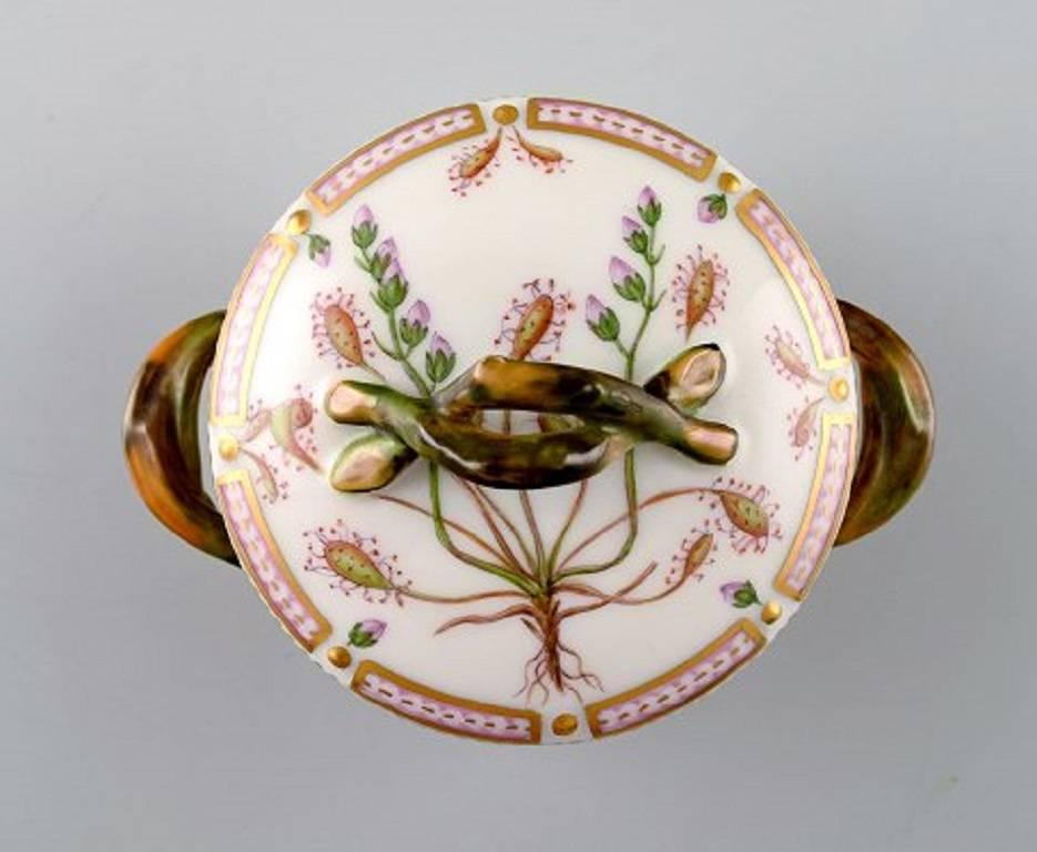 Neoclassical Royal Copenhagen Flora Danica Sugar Bowl # 20/3502
